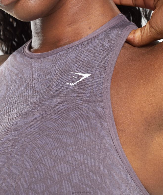 Gymshark adapter le soutien-gorge de sport sans couture animal sauvage | lilas musqué femmes 6HF28188